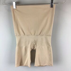 Spanx Assets Nude High Waist Shorts | Large